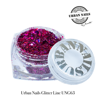 Urban Nails Urban Nails Glitters UNG 63 Roze