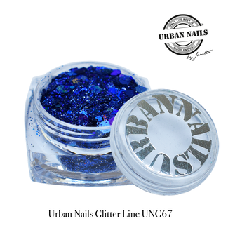 Urban Nails Urban Nails Glitters UNG 67 Fel Blauw