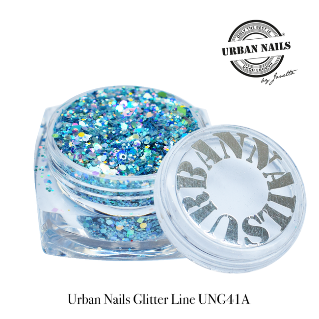 Urban Nails Urban Nails Glitters UNG 41A Blauw