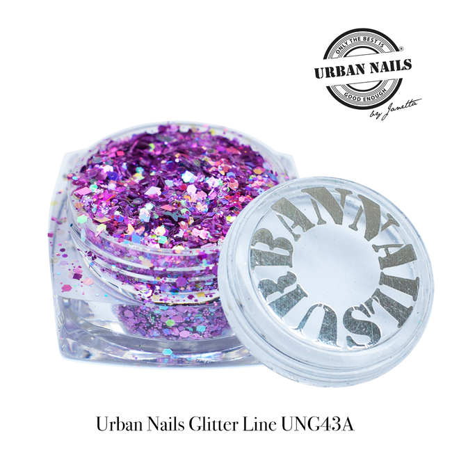 Urban Nails Urban Nails Glitters UNG 43A Paars