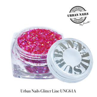 Urban Nails Urban Nails Glitters UNG 61A Roze