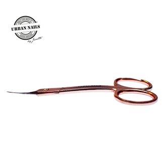 Urban Nails Fine Curved Rosegold scissor