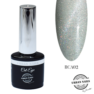 Urban Nails Rainbow Cat Eye 7,5ml 02 Zilver