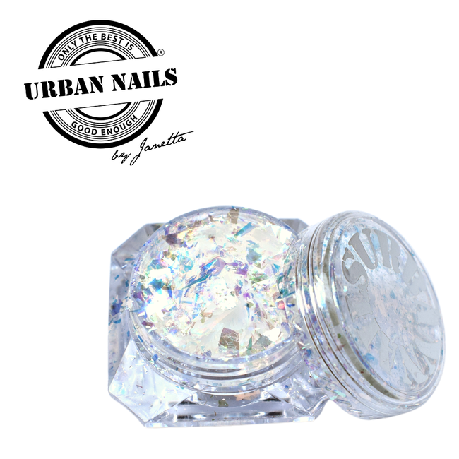 Urban Nails Diamond Flakes 09 Roze/Groen