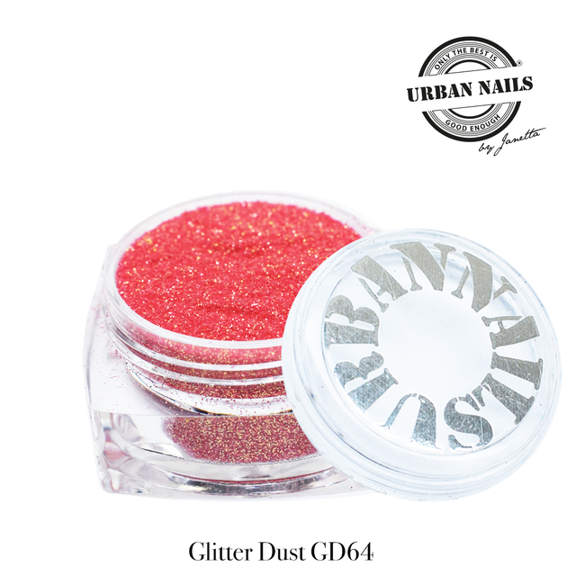 Urban Nails Glitter Dust 64 Oranje/Roze