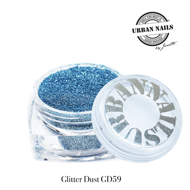 Urban Nails Glitter Dust 59  Zee Blauw