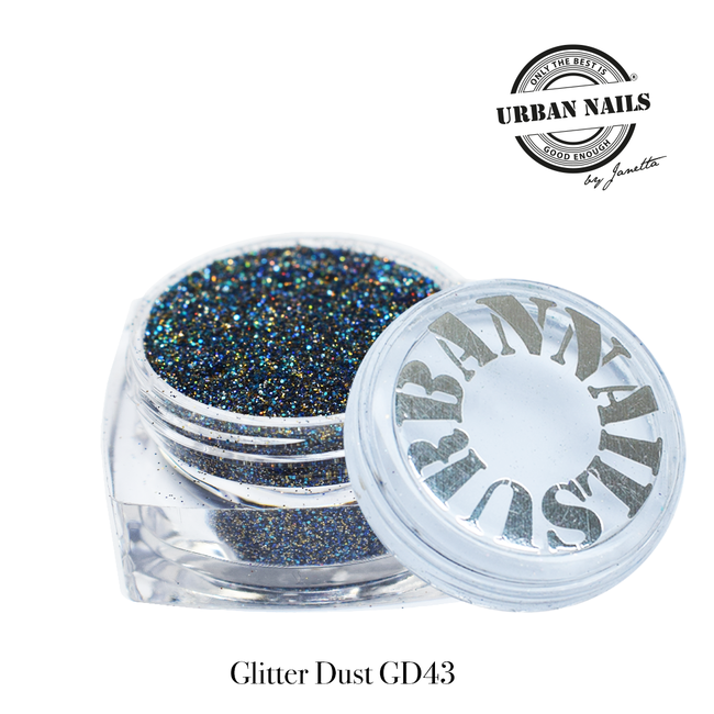 Urban Nails Glitter Dust 43 Blauw/Goud