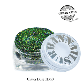 Urban Nails Glitter Dust 40 Donker Groen