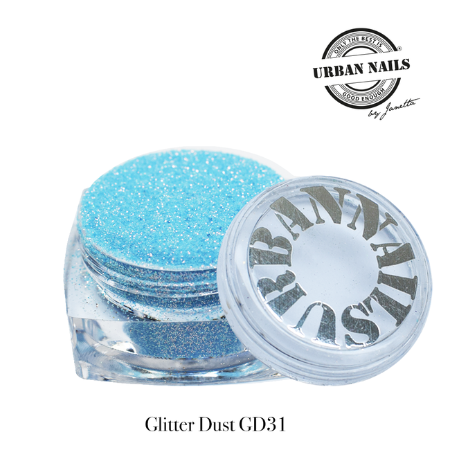 Urban Nails Glitter Dust 31 Aqua Blauw
