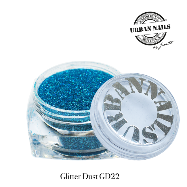 Urban Nails Glitter Dust 22 Aqua Blauw