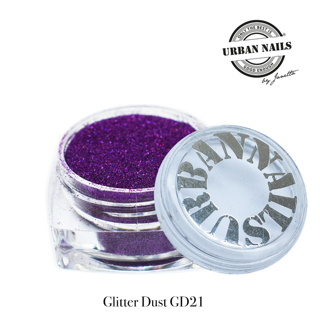 Urban Nails Glitter Dust 21 Paars/Roze