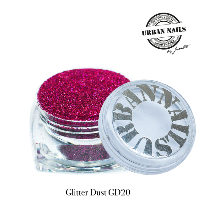 Urban Nails Glitter Dust 20 Fel Roze