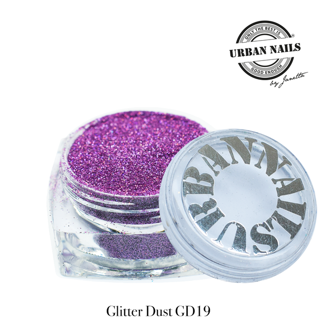 Urban Nails Glitter Dust 19 Roze/Paars