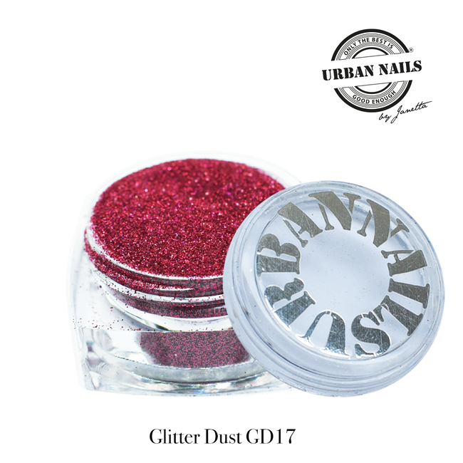 Urban Nails Glitter Dust 17 Donker Roze