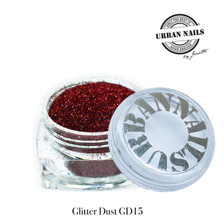 Urban Nails Glitter Dust 15 Rood