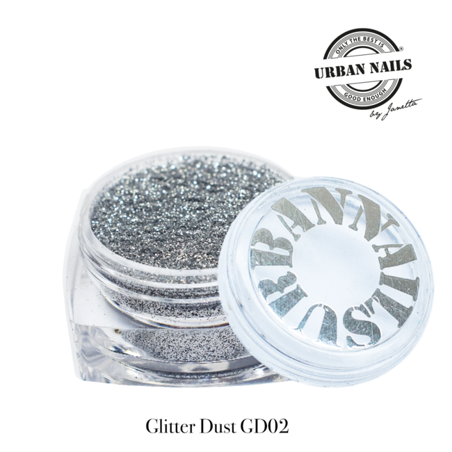 Urban Nails Glitter Dust 02 Zilver