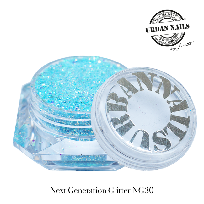 Urban Nails NeXt Generation 30 Sparkle Blauw