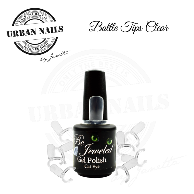 Urban Nails Bottle tips clear 50 stuks