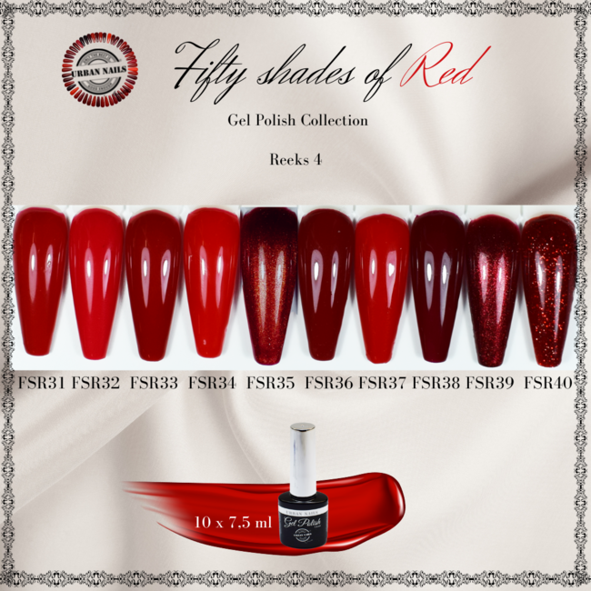 Urban Nails Fifty Shades of Red 31