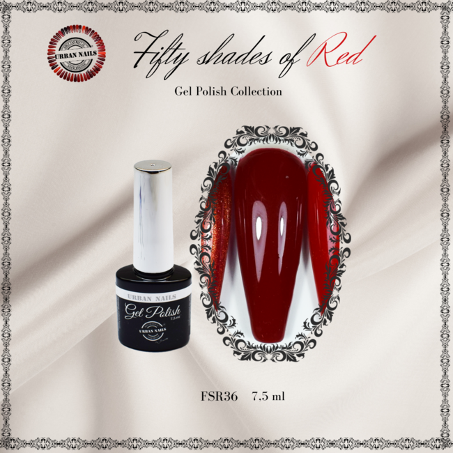 Urban Nails Fifty Shades of Red 36