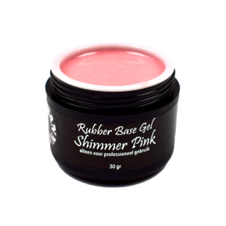 Urban Nails Rubber Shimmer Pink Silver 50 ml