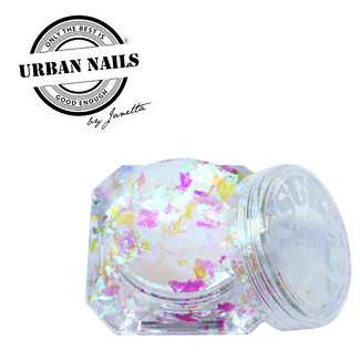 Urban Nails Diamond Flakes 14 Groen/Roze