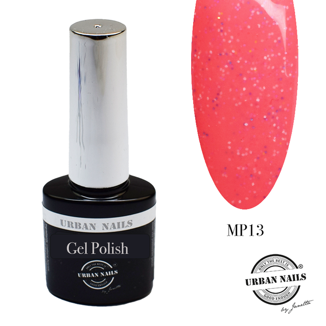 Urban Nails Mini Gel Polish 13 7,5 ml Deep Sparkle Pink