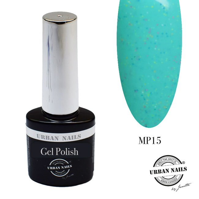 Urban Nails Mini Gel Polish 15 7,5 ml Ocean Sparkle Blue