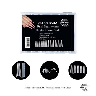 Urban Nails Dual Nail Forms Russian Almond Sleek