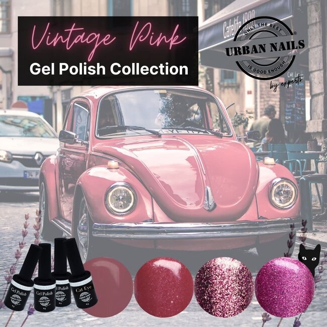 Urban Nails Vintage Pink Gel Polish Collection