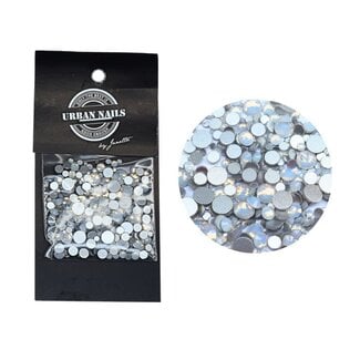 Urban Nails Rhinestones Opal White