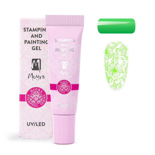 Moyra Moyra Stamping and Painting Gel 09 Vivid Green