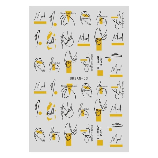 Urban Nails Nail Sticker Urban-03