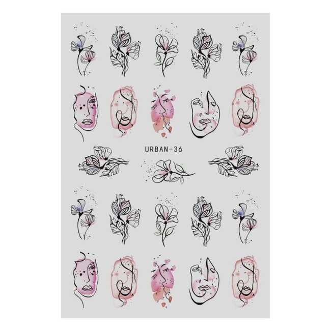 Urban Nails Nail Sticker Urban-36