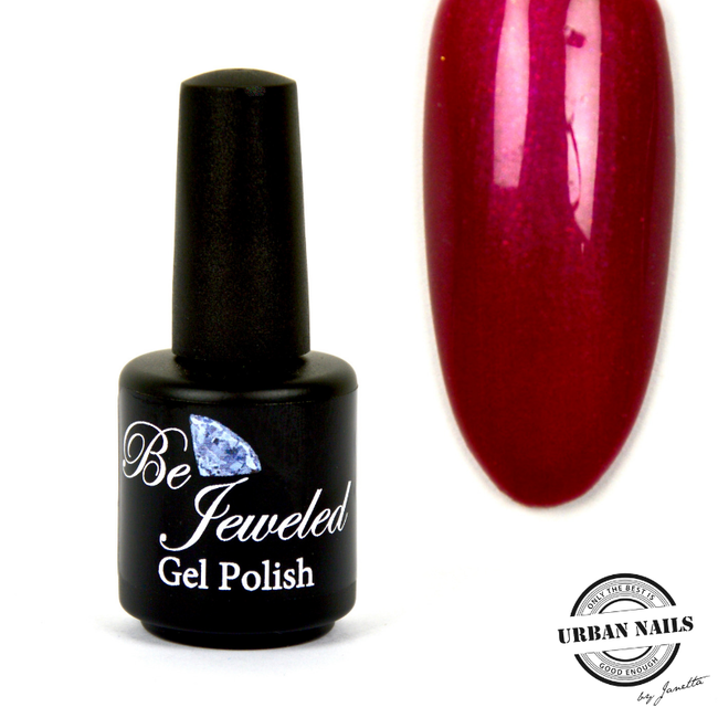 Urban Nails Gelpolish 61 -Donker Rood Roze Met Shimmer