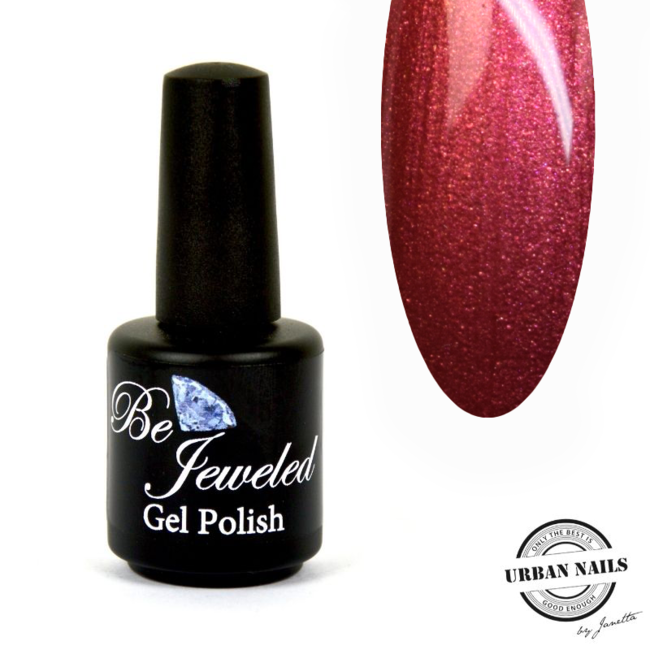 Urban Nails Gelpolish 52 - Rood Roze Met Shimmer