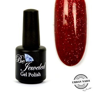 Urban Nails Gelpolish 162 - Donker Rood Glitter