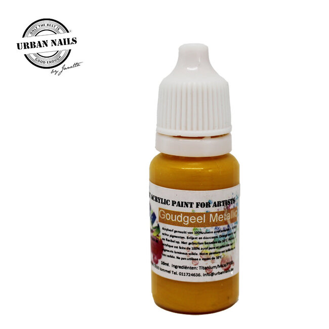 Urban Nails Pure Paint Goudgeel Metallic