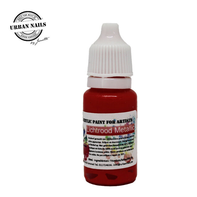 Urban Nails Pure Paint Lichtrood Metallic