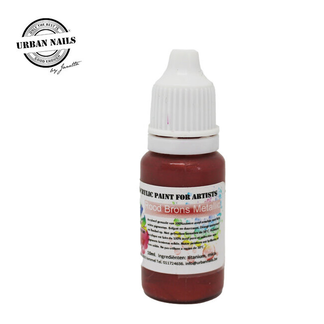 Urban Nails Pure Paint Rood Brons Metallic