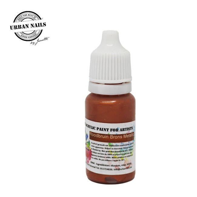 Urban Nails Pure Paint Roodbruin Brons Metallic