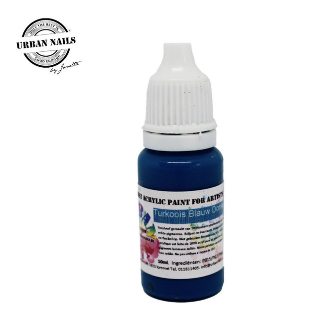 Urban Nails Pure Paint Turkoois Blauw Donker