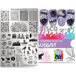 Moyra Moyra Stamping Plate 145 August
