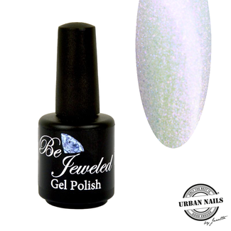 Urban Nails Gelpolish 243 -Bridal White met paars glitter