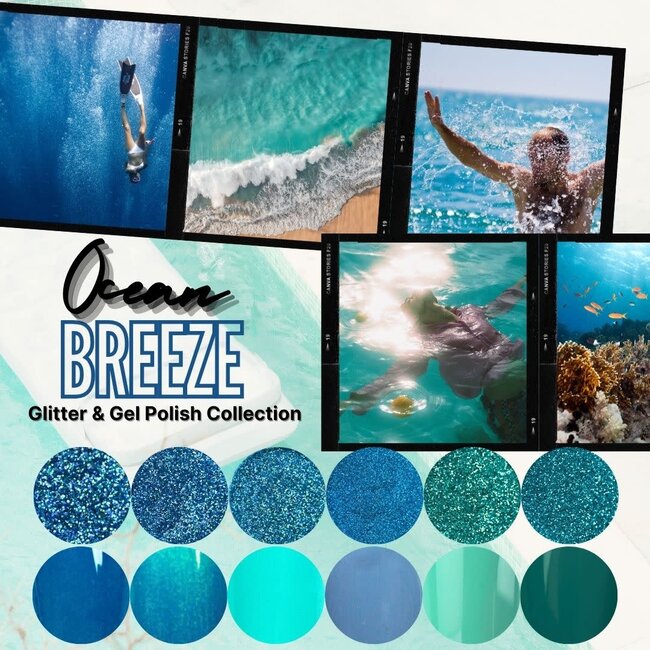 Urban Nails Ocean Breeze Glitter Collection