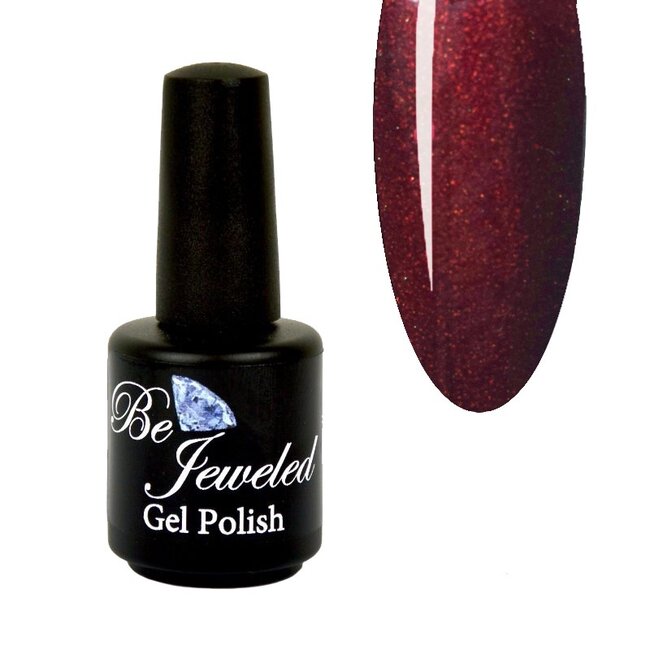 Urban Nails Gelpolish 69 A - Wijnrood glitter