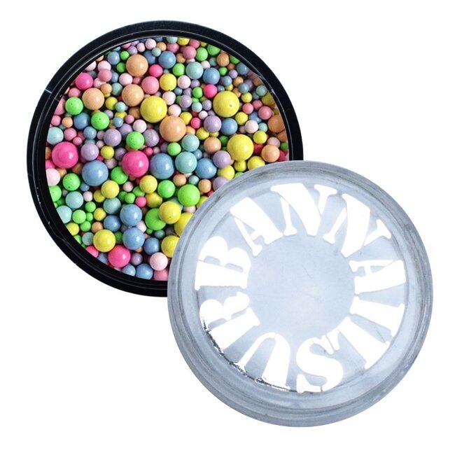 Urban Nails Mixed Size Metal Beads 01