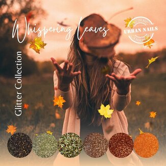 Urban Nails Wisphering leaves glitter collectie