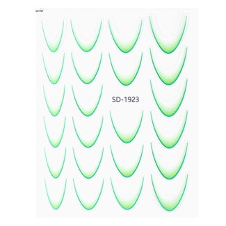 Urban Nails Nail Art Sticker III - 01 Ombre Groen