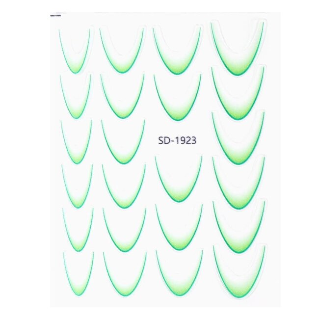 Urban Nails Nail Art Sticker III - 01 Ombre Groen